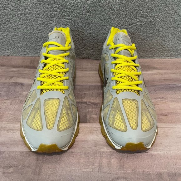 RARE Vintage Nike Air Max PLUS Men's Size 10 Yellow Grey White Orange SHIPS ASAP - Picture 2 of 8